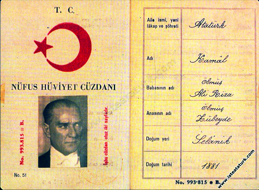 Soyadı Kanunu ve Türk’ün Atası ATATÜRK